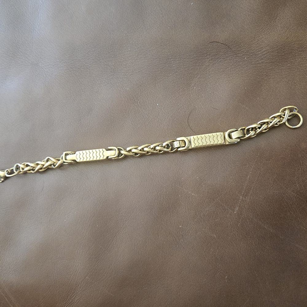 Daniel Steiger Arco Gold Bar Link Jewelry Bracelet